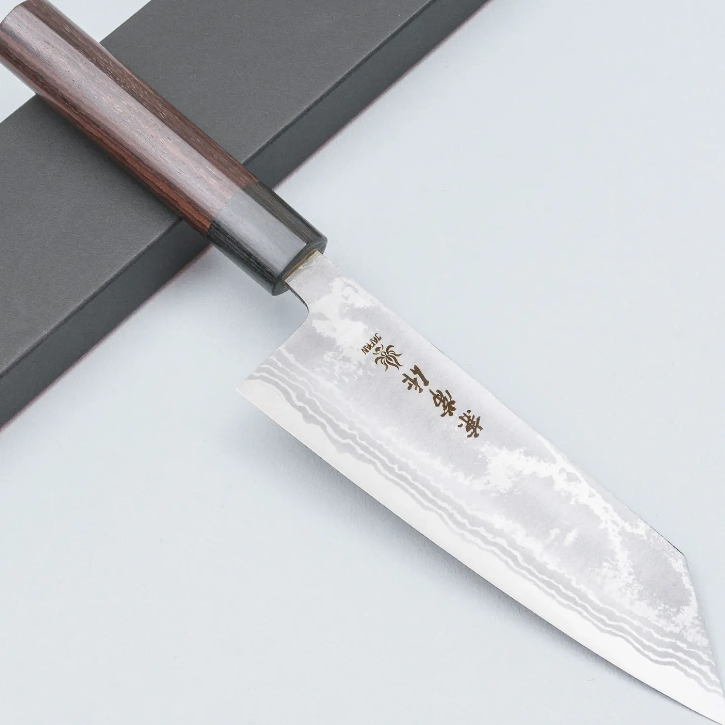 Kanetsune Aogami 2 Damast Santoku 17 cm