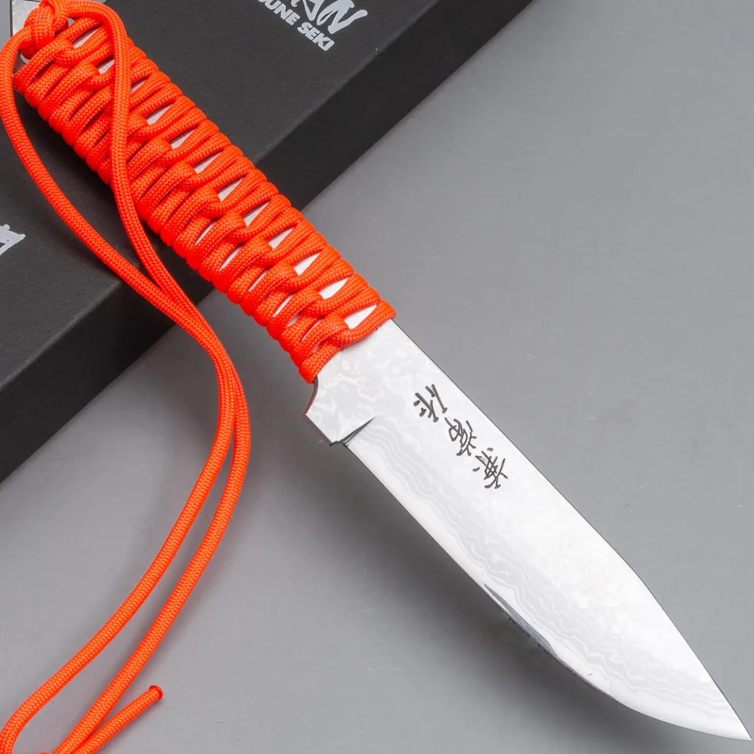 Kanetsune Shu-Karasu Aogami #2 Damast Jagersmes 26 cm