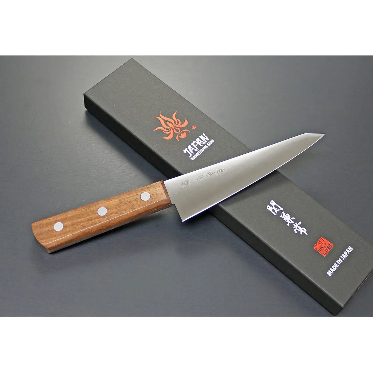 Kanetsune Singlebevel Honesuki Kaku Uitbeenmes