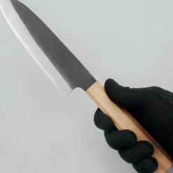 Kazoku Aogami 2 Kurouchi Olive Santoku 17 cm