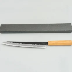 Kazoku Aogami Super Wa Kurouchi Sujihiki 24 cm