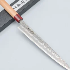 Kazoku Aogami Super Wa Migaki Sujihiki 24 cm