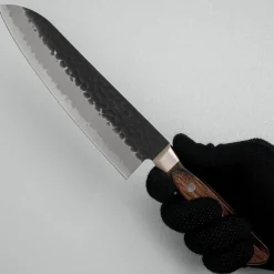 Kazoku Aogami Super Yo Brown Santoku
