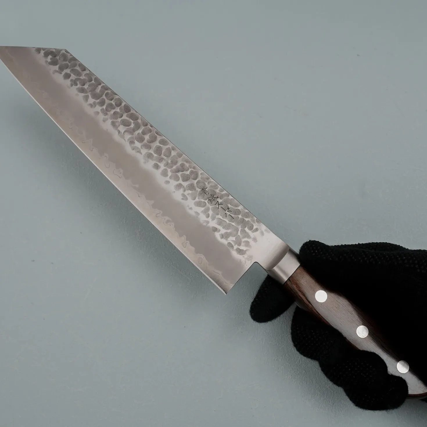 Kazoku Aogami Super Yo Migaki Brown Kiritsuke 21 cm