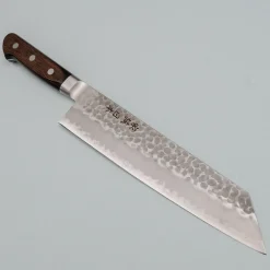 Kazoku Aogami Super Yo Migaki Brown Kiritsuke 21 cm