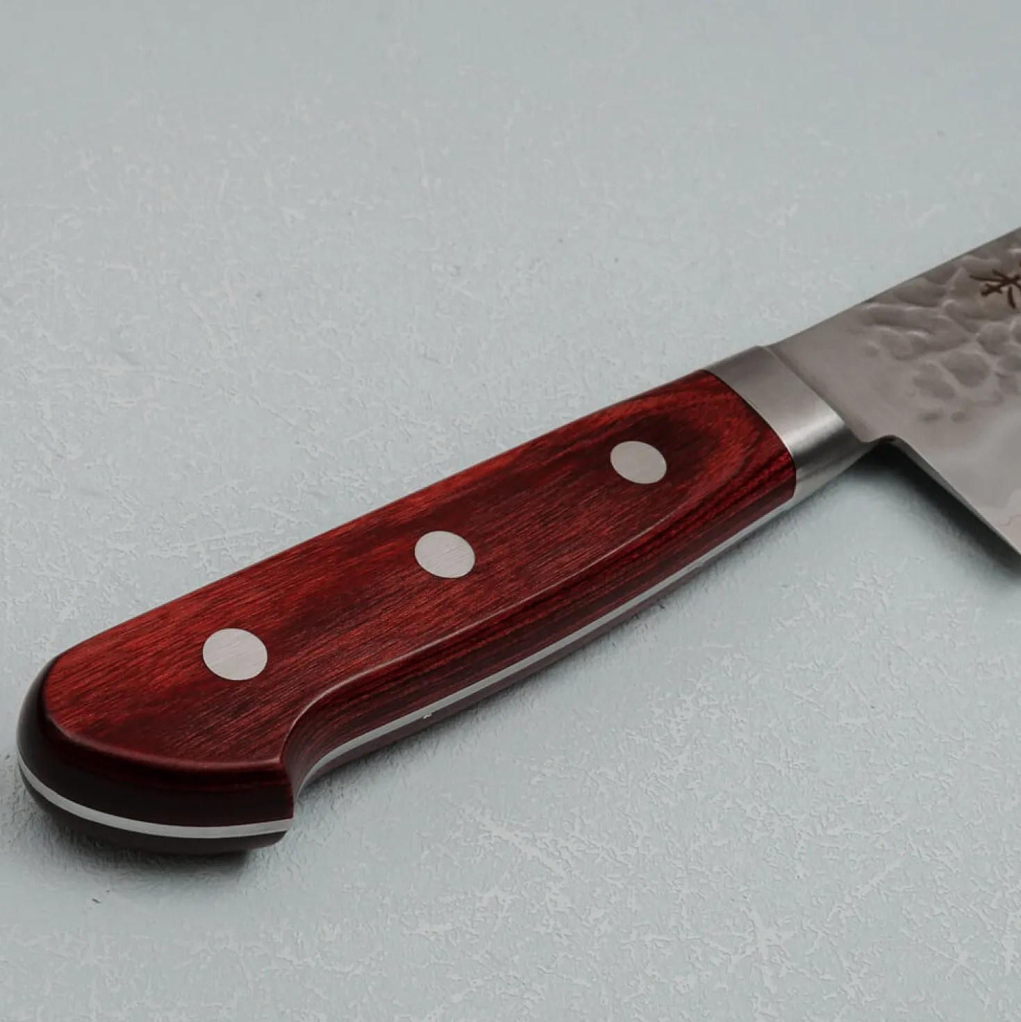 Kazoku Aogami Super Yo Migaki Red Kiritsuke 21 cm