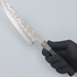 Kazoku Ginsan Nashiji Ebony Gyuto 21 cm