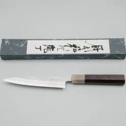 Kazoku Ginsan Nashiji Ebony Petty 13 cm