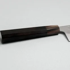 Kazoku Ginsan Nashiji Ebony Santoku 17 cm
