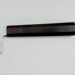 Kazoku Ginsan Nashiji Ebony Santoku 17 cm