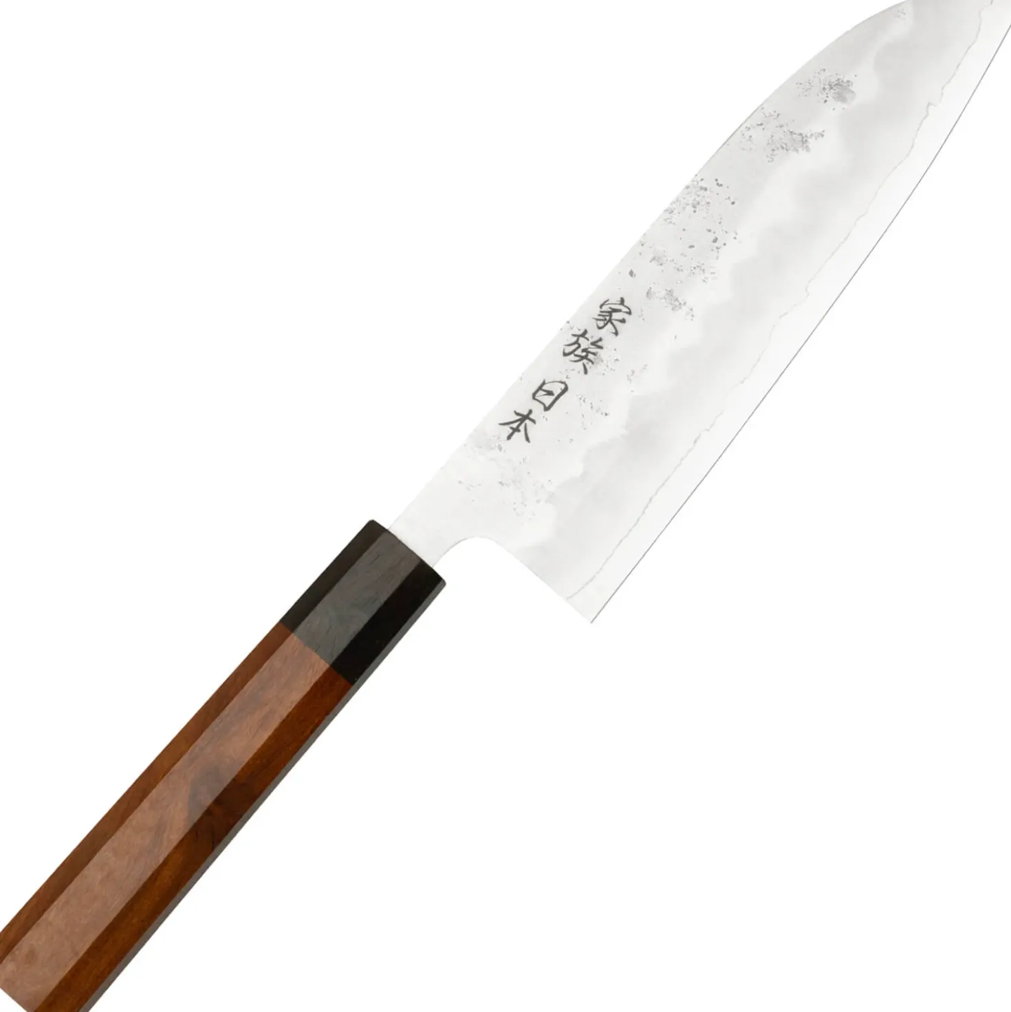 Kazoku Ginsan Nashiji Rosewood Santoku