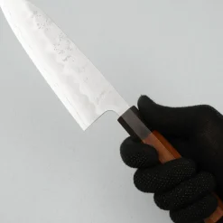 Kazoku Ginsan Nashiji Rosewood Santoku