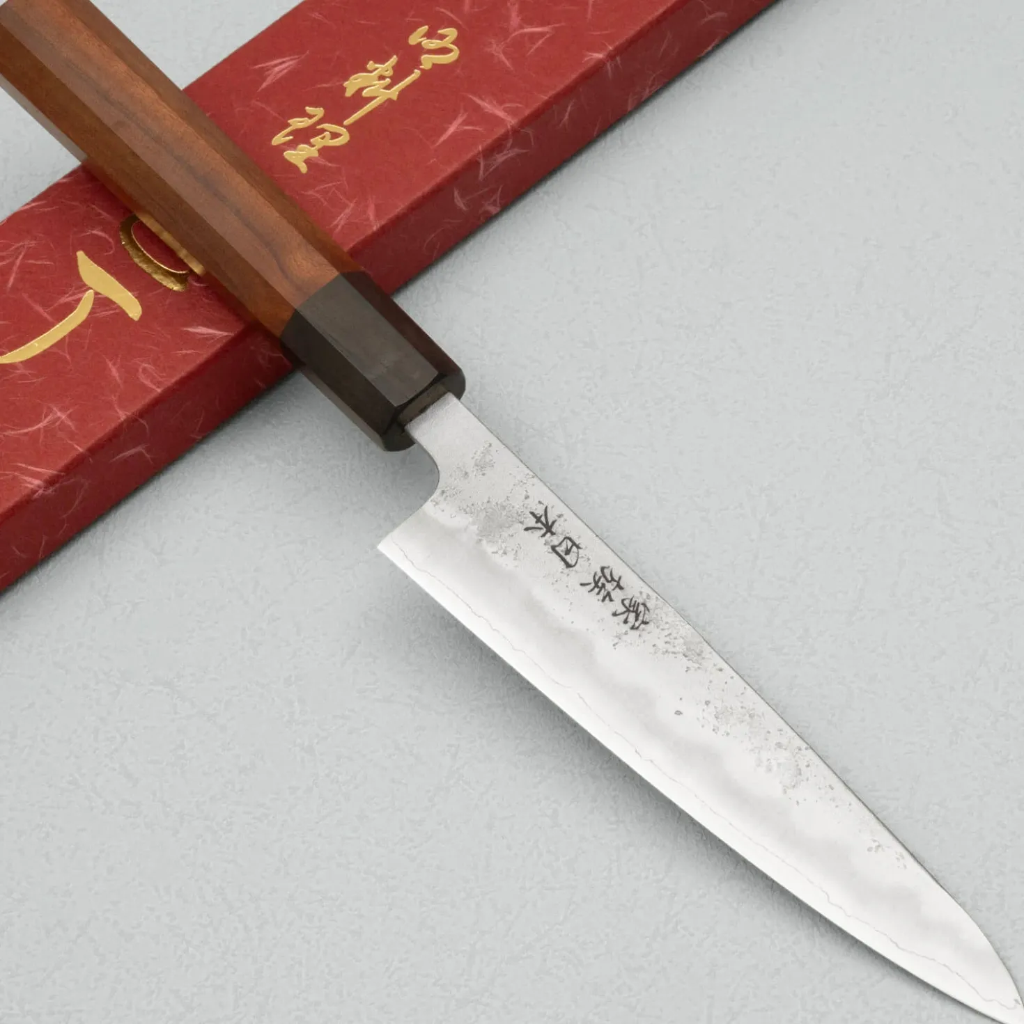 Kazoku Ginsan Nashiji Rosewood Petty 13 cm