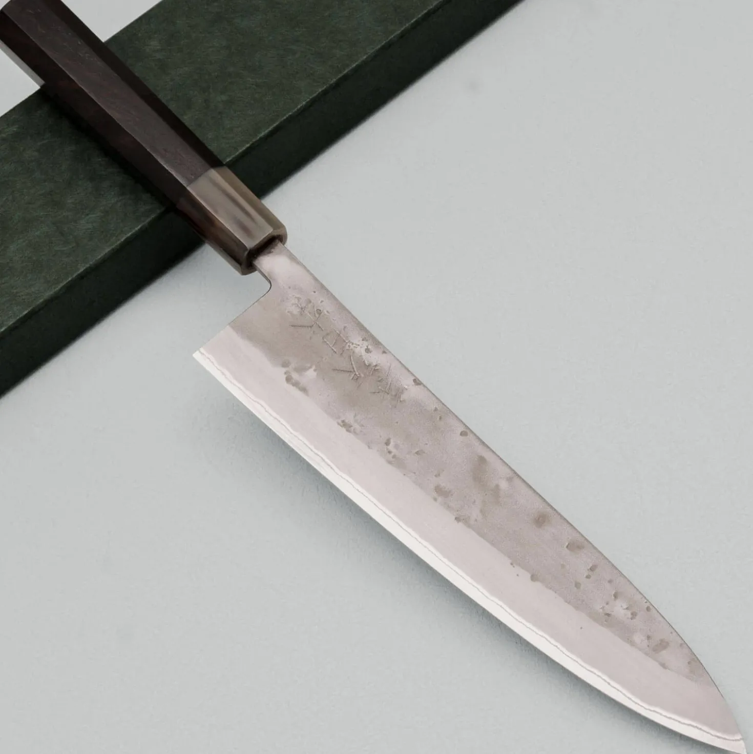 Kazoku Kage Aogami Ebony Gyuto 21 cm