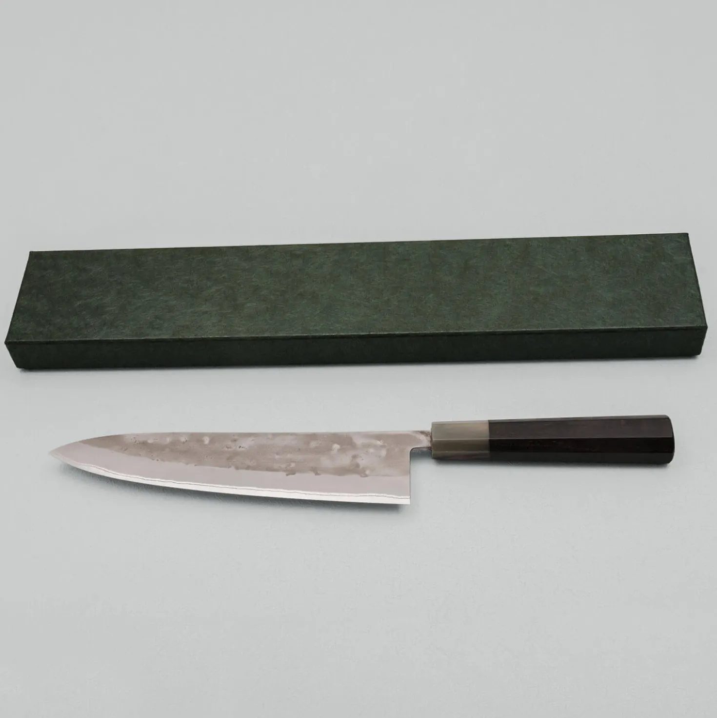 Kazoku Kage Aogami Ebony Gyuto 21 cm