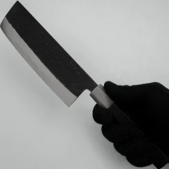 Kazoku Kaji Black Ebony Nakiri 16.5 cm