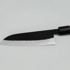Kazoku Kaji Black Santoku 17 cm