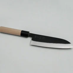 Kazoku Kaji Black Santoku 17 cm