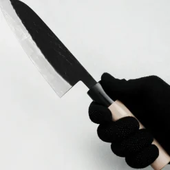 Kazoku Kaji Black Santoku 17 cm