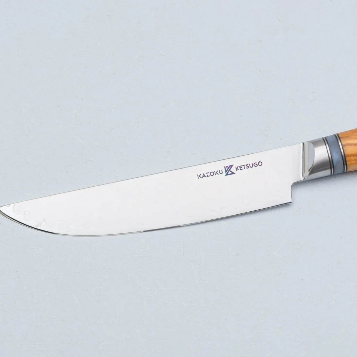 Kazoku Ketsugo Steakmes 12 cm + Lederen Hoes