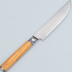 Kazoku Ketsugo Steakmes 12 cm + Lederen Hoes