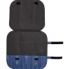 Kazoku Leren Messenmap Blauw 7 vaks
