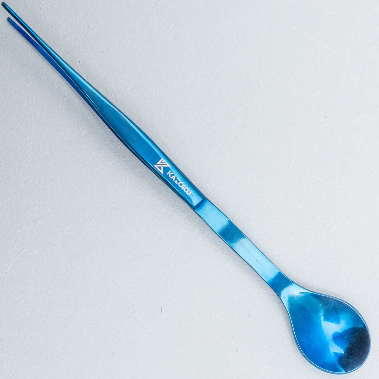 Kazoku Proeflepel Met Pincet Blauw
