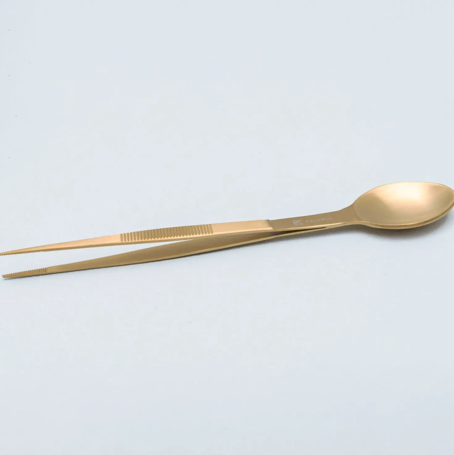 Kazoku Proeflepel Met Pincet Goud