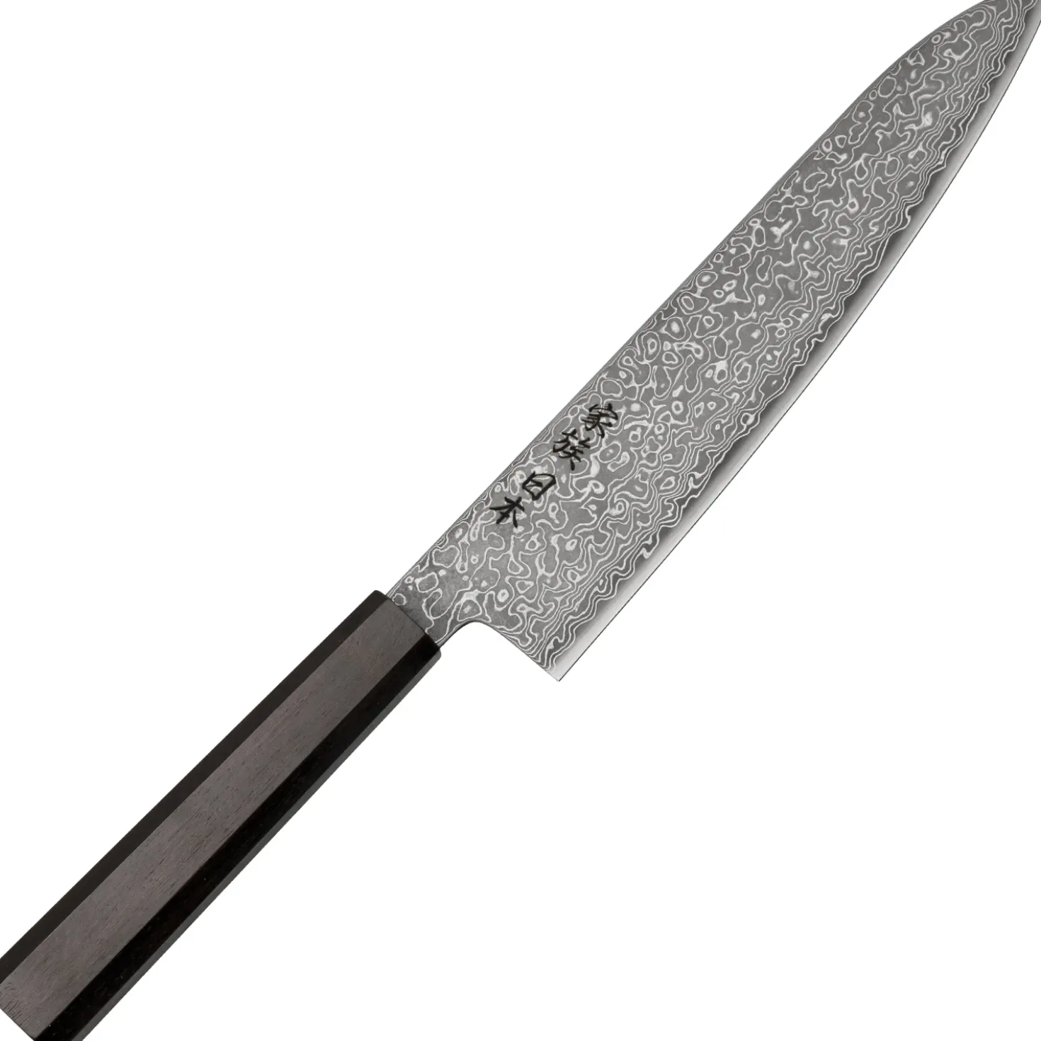 Kazoku Rinmon Ebony Gyuto 21 cm