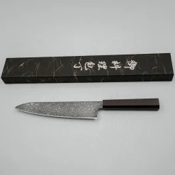 Kazoku Rinmon Ebony Gyuto 21 cm