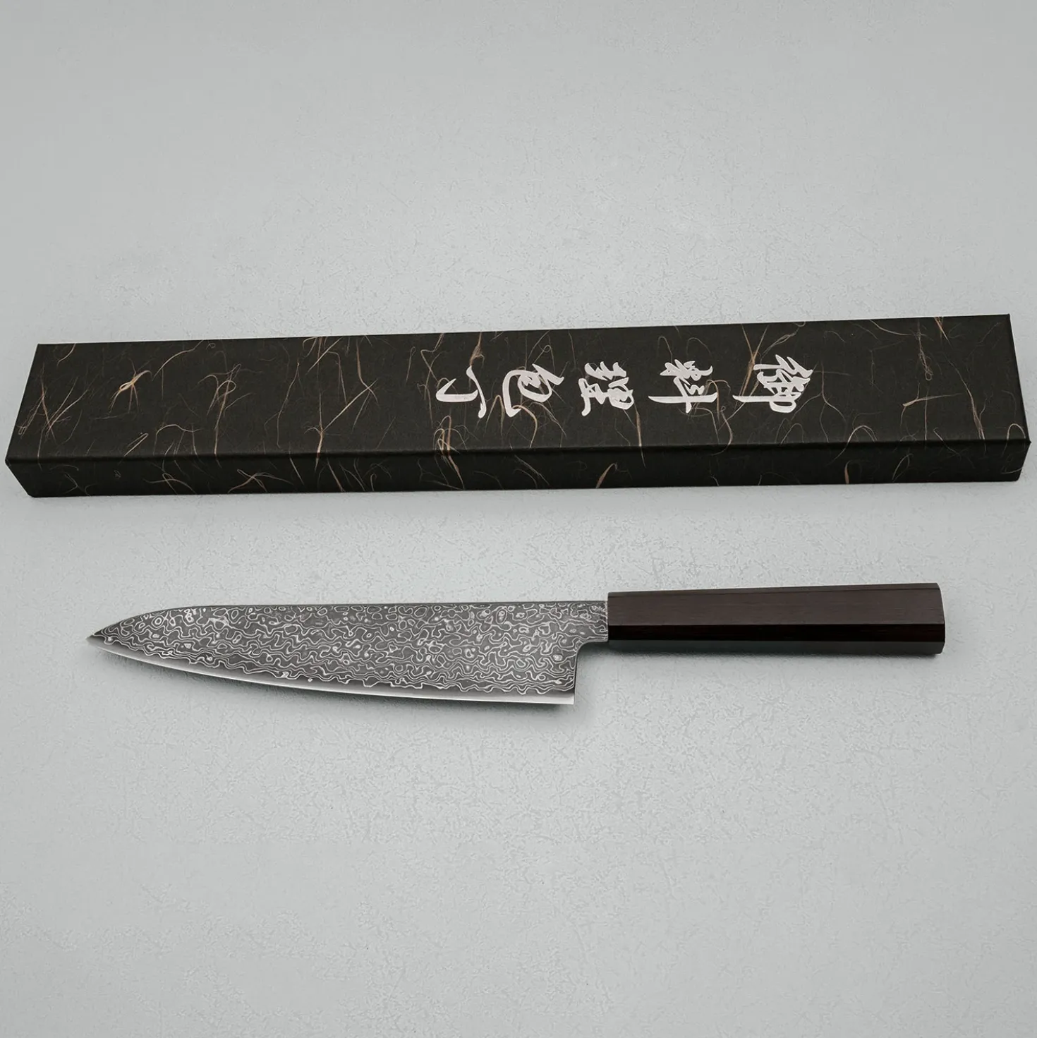 Kazoku Rinmon Ebony Gyuto 21 cm