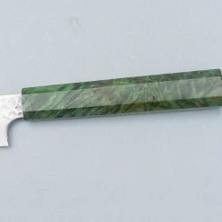 Kazoku Uteki Burlwood Green Petty 15 cm