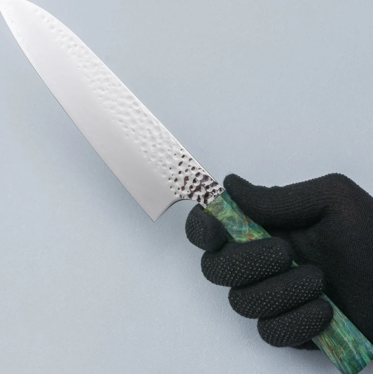 Kazoku Uteki Burlwood Green Santoku