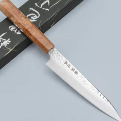 Kazoku Uteki Burlwood Yellow Petty 15 cm