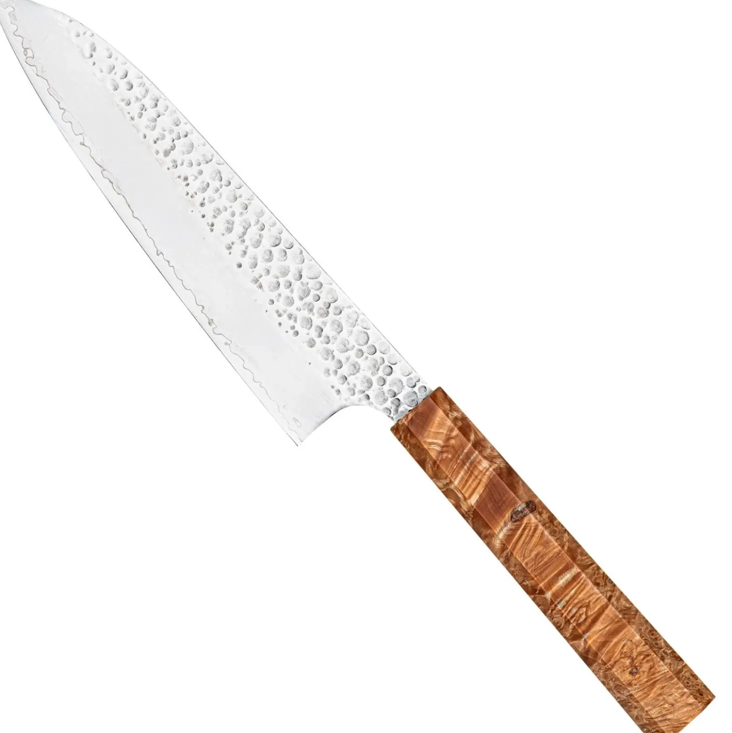 Kazoku Uteki Burlwood Yellow Santoku