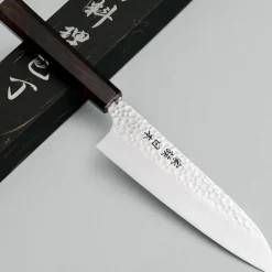 Kazoku Uteki Premium Mono Ebony Santoku 18 cm