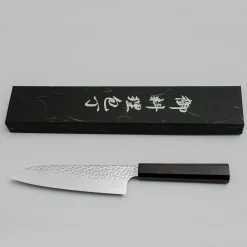 Kazoku Uteki Premium Mono Ebony Santoku 18 cm