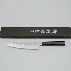 Kazoku Uteki Premium Mono Ebony Gyuto 21 cm