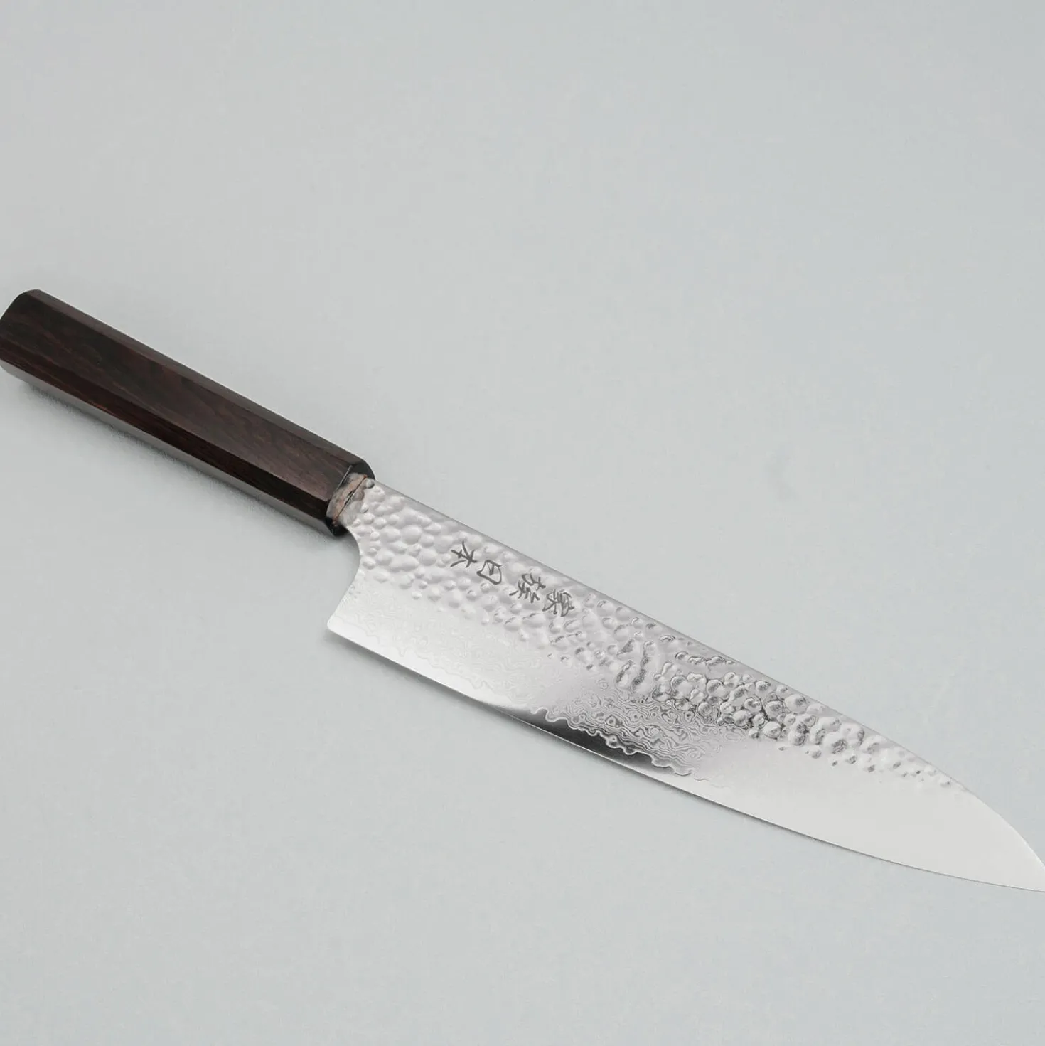 Kazoku Uteki Premium Mono Ebony Gyuto 21 cm