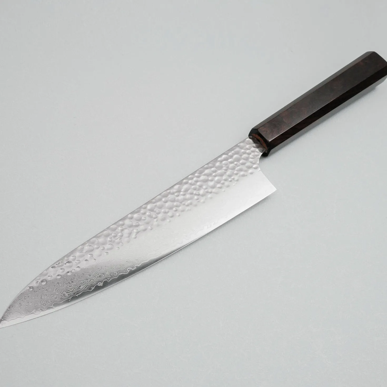 Kazoku Uteki Premium Mono Ebony Gyuto 21 cm