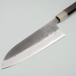 Kazoku x Wakui Kurouchi Shirogami #2 Santoku 18 cm