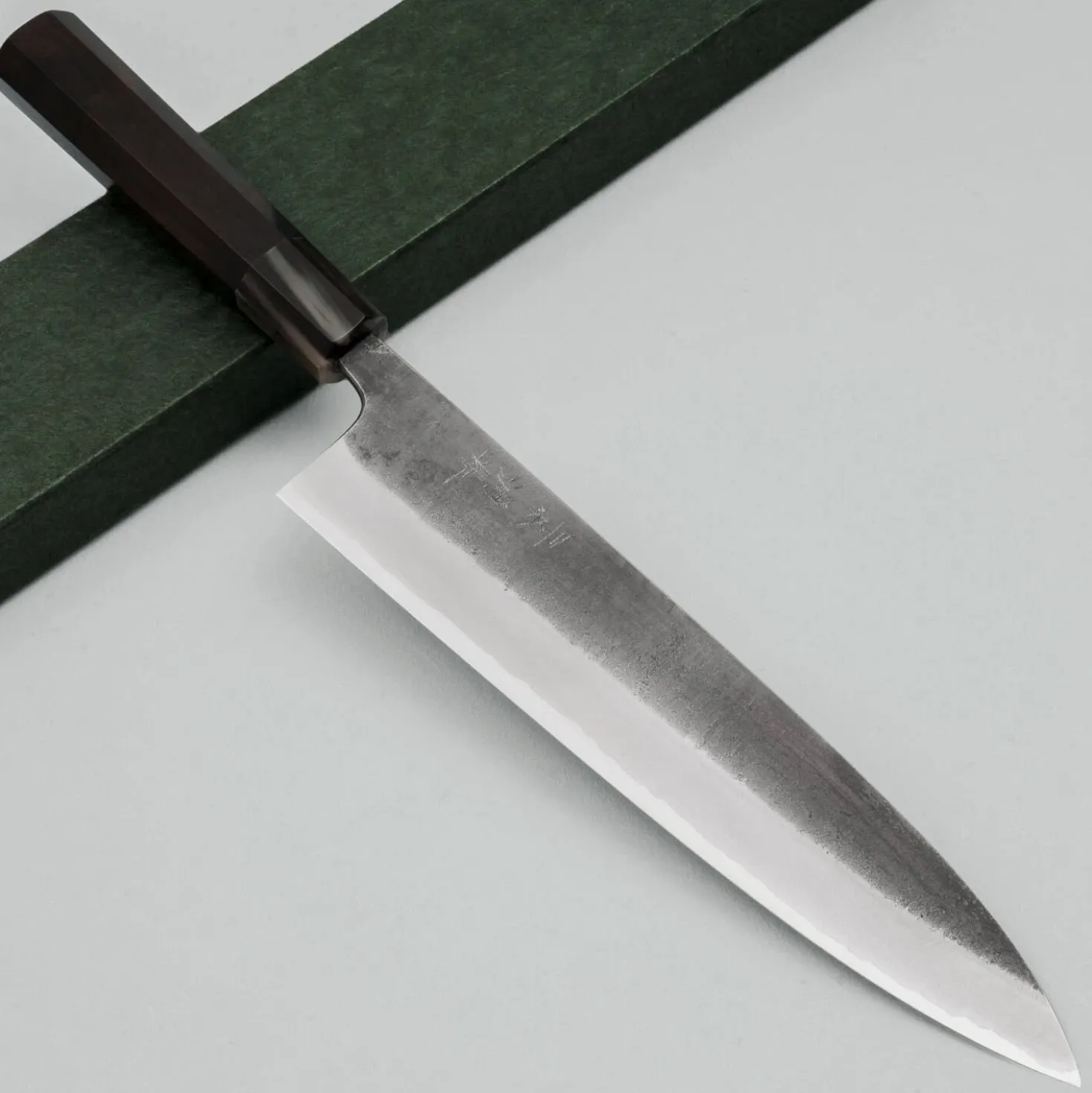 Kazoku x Wakui Kurouchi Shirogami #2 Gyuto 24 cm