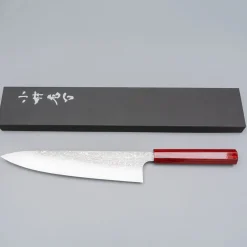 Kei Kobayashi SG-2 Damast Red Gyuto 24 cm