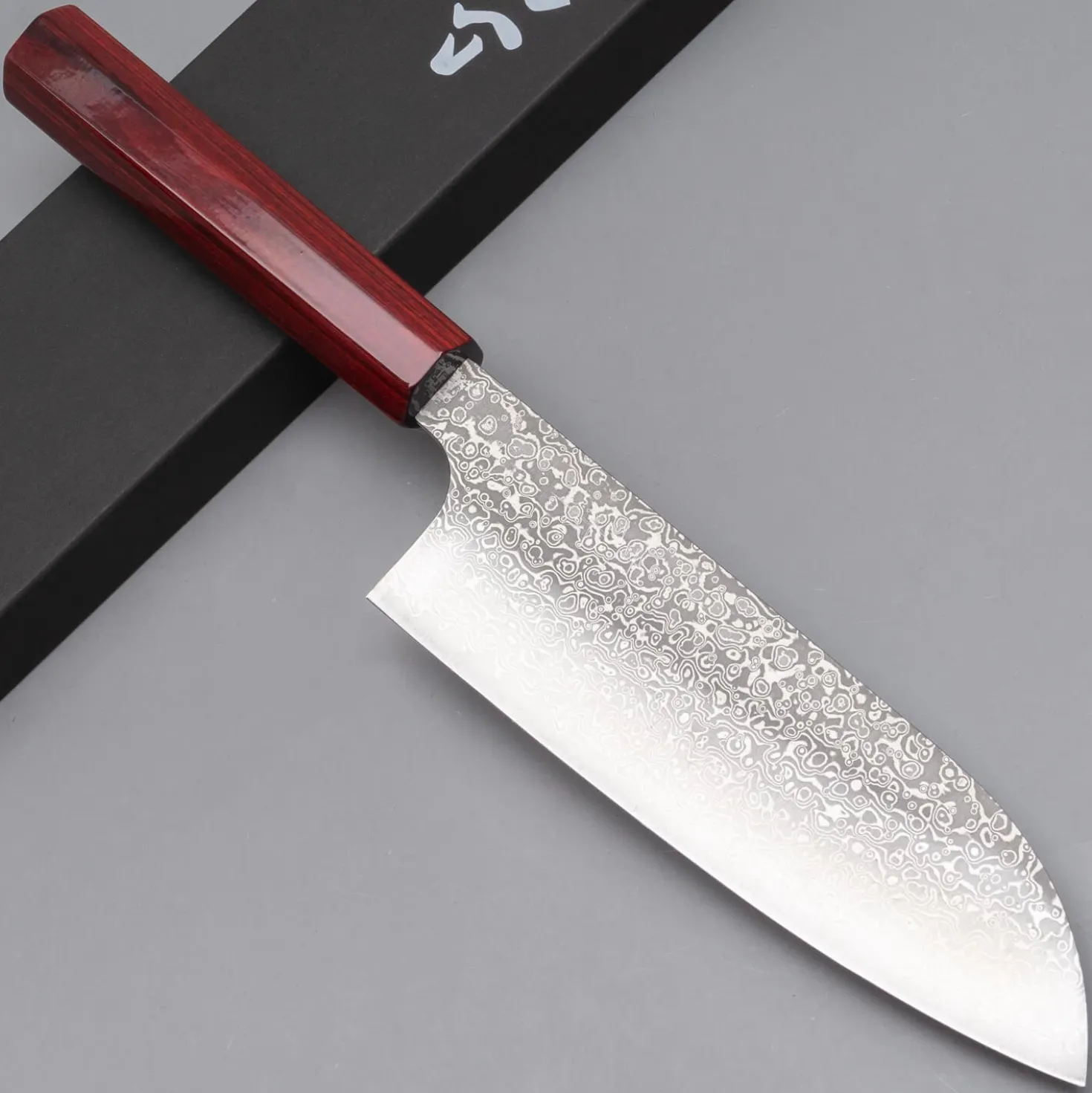 Kei Kobayashi SG-2 Damast Red Santoku