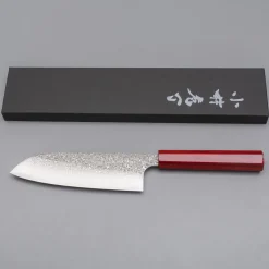 Kei Kobayashi SG-2 Damast Red Santoku
