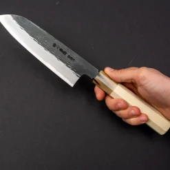 Kenji Togashi Black Santoku 18 cm