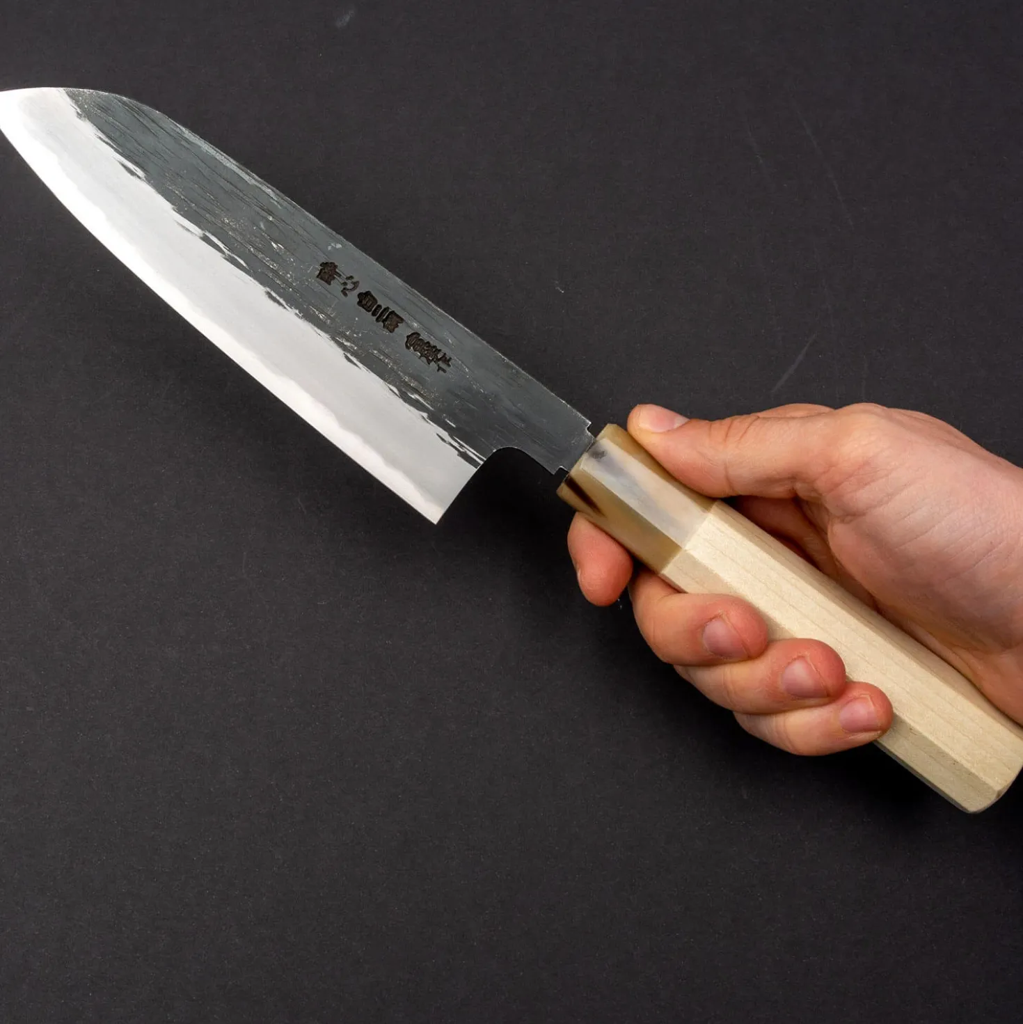 Kenji Togashi Black Santoku 18 cm