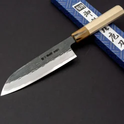 Kenji Togashi Black Santoku 18 cm