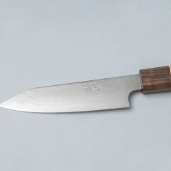 Kenshiro Hatono Ginsan Damast Maple Kiritsuke Petty 13.5 cm
