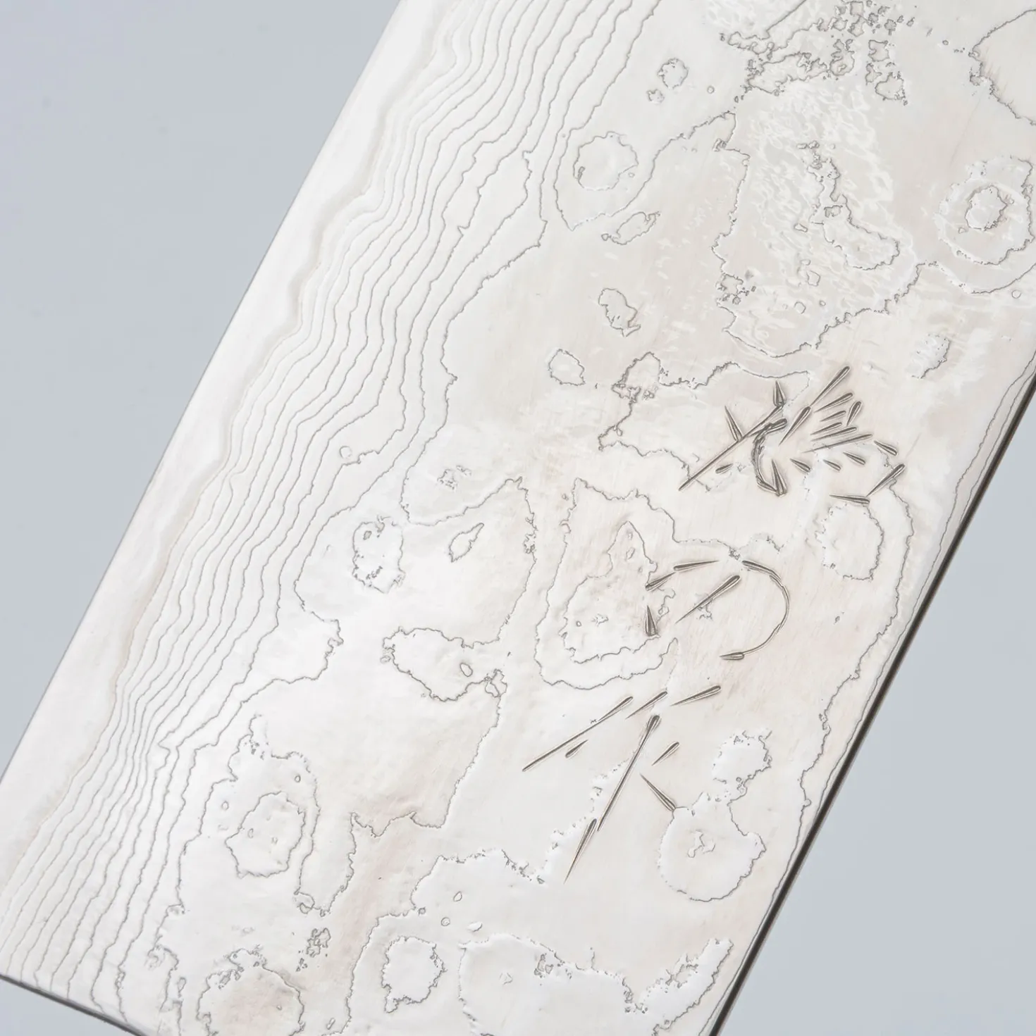 Kenshiro Hatono SG2 Damast Polished Wenge Bunka 18 cm